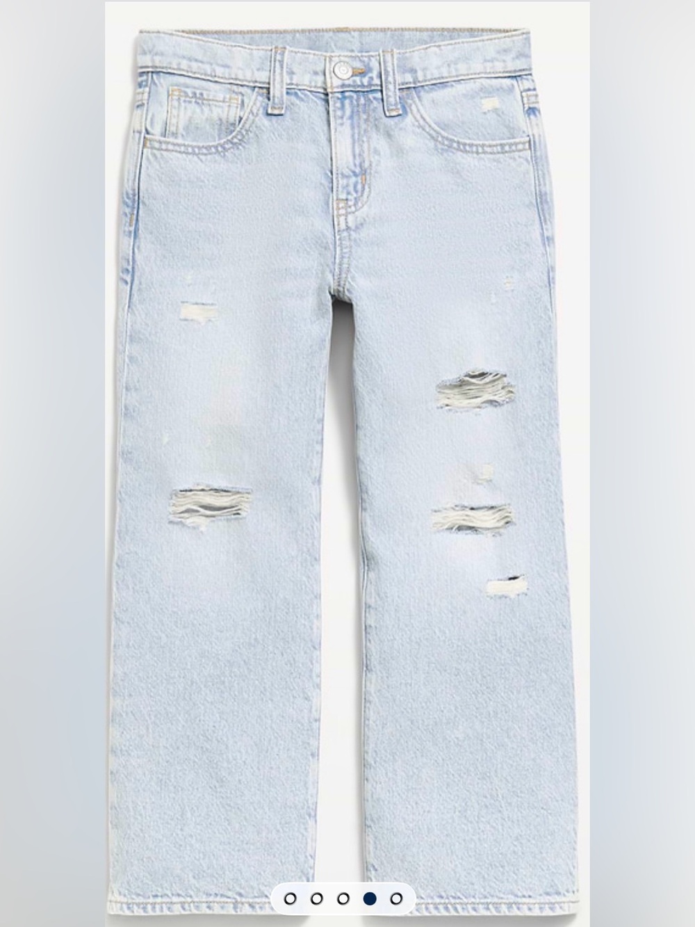 Old Navy Girls High Rise Baggy Wide Leg Jeans Size 10 NWT